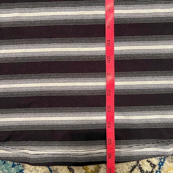 Lululemon Women's Cool Racerback Capilano Stripe Black & White Stretch - Picture 5 of 5
